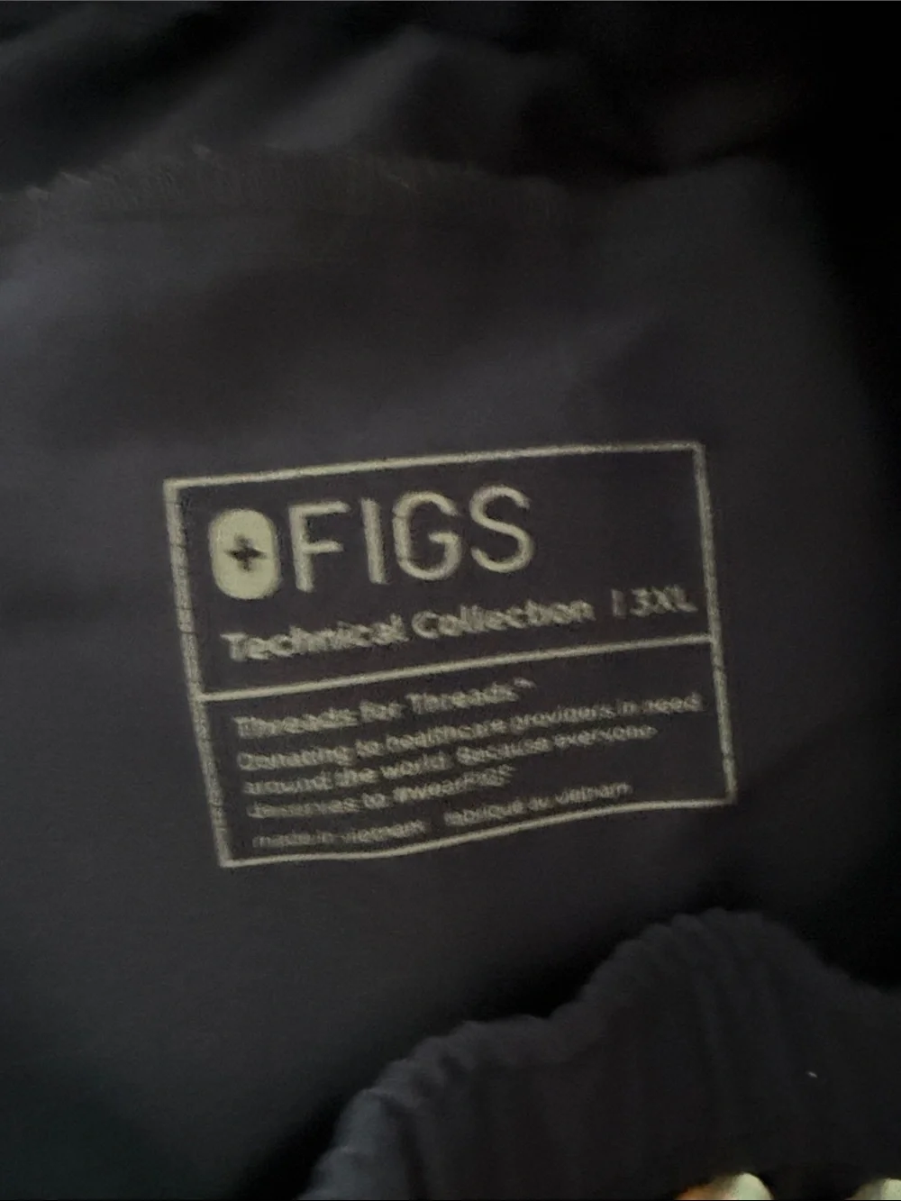 Figs Men's Navy Jogger Scrub pants with Contrast Drawstring